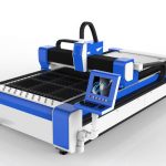 500w-os szálas lézervágó gép rozsdamentes acélhoz / ms, nagy sebességgel 100m / perc