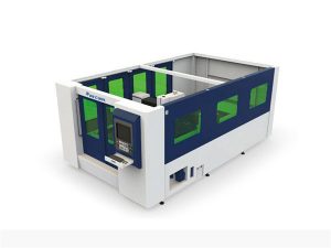 mini 500w-os szálas lézervágó gép zárt csőre és lapra