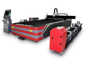 zárt típusú cnc szálas lézervágó gép, 500w / 1000w nagy szilárdságú