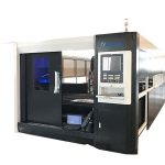 3000w szálas cnc lézer fémvágó gép portál kettős hajtású szerkezet