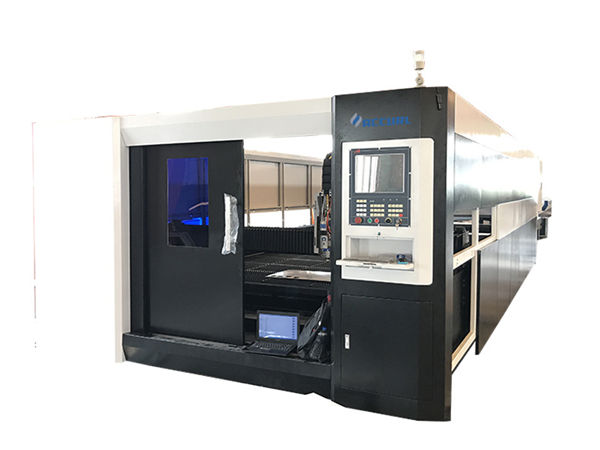 3000w szálas cnc lézer fémvágó gép portál kettős hajtású szerkezet